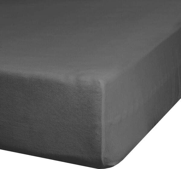 MAKOSATENOVÉ PROSTĚRADLO NOVA S GUMIČKOU 140X200 CM, VÝŠKA 30 CM ČERNÁ