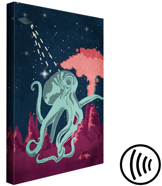Obraz Vesmírná chobotnice (1dílná) svislá