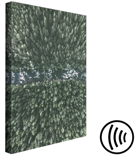 Obraz Lesní řeka (1 díl) vertikální