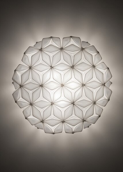 SLAMP LAVCL00CEW00000000EU C'est La Vie Large, bílé stropní designové svítidlo, 3x12W E27, prům. 74cm
