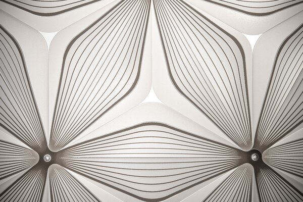 SLAMP LAVCL00CEW00000000EU C'est La Vie Large, bílé stropní designové svítidlo, 3x12W E27, prům. 74cm