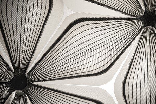 SLAMP LAVSL00CEB01B00000EU C'est La Vie Large, závěsné černé designové svítidlo s černým kabelem, 4x12W E27, prům. 70cm