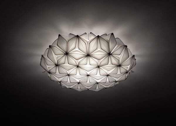 SLAMP LAVCL00CEB00000000EU C'est La Vie Large, černé stropní designové svítidlo, 3x12W E27, prům. 74cm