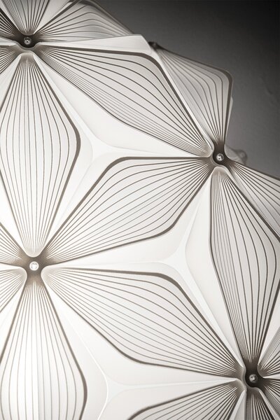SLAMP LAVCL00CEW00000000EU C'est La Vie Large, bílé stropní designové svítidlo, 3x12W E27, prům. 74cm