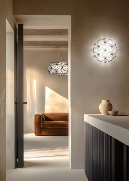 SLAMP LAVSL00CEB01B00000EU C'est La Vie Large, závěsné černé designové svítidlo s černým kabelem, 4x12W E27, prům. 70cm