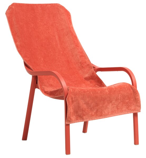 Nardi Červená bavlněná osuška Telo 60 x 158 cm