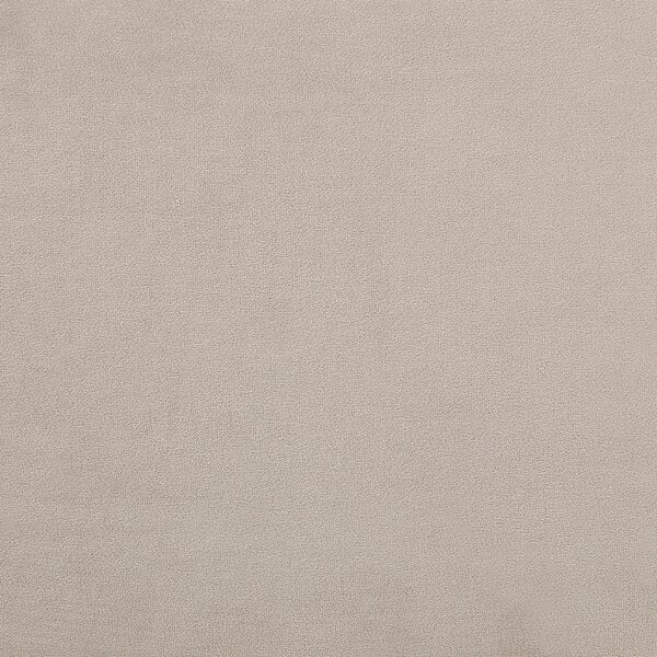 Postel Umělý samet BAJONNA 160 x 200 cm Taupe