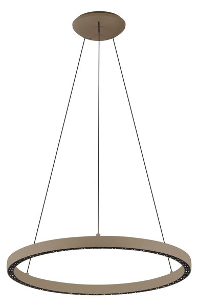 Mantra 8674 Riumar, hnědé kruhové svítidlo 40+15W 3000K, se svícením nahoru/dolů, pr. 62,8cm