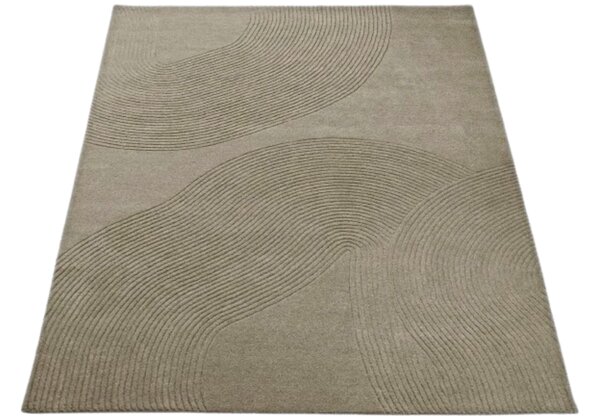 -25 % Dny MOMENTI– Bolia Tmavě béžový vlněný koberec Zen 170 x 240 cm