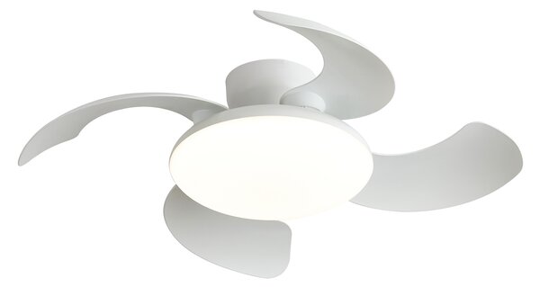 Mantra 9514 Aloha II, rozvinovací ventilátor se svítidlem a dálk. ovladačem, LED 40W 3000-5000K, bílá, průměr 48/83cm