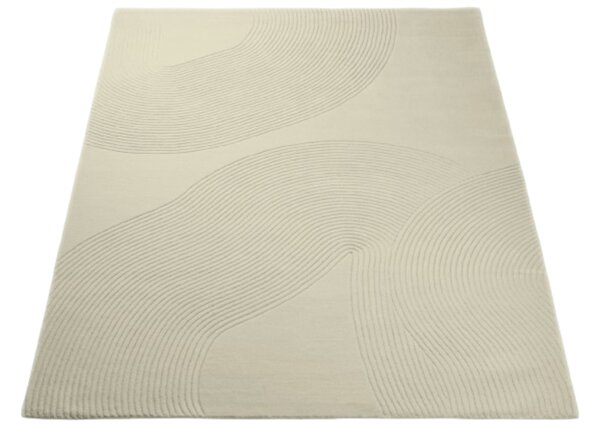 -25 % Dny MOMENTI– Bolia Krémově bílý vlněný koberec Zen 170 x 240 cm
