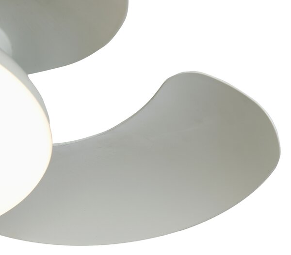 Mantra 9514 Aloha II, rozvinovací ventilátor se svítidlem a dálk. ovladačem, LED 40W 3000-5000K, bílá, průměr 48/83cm