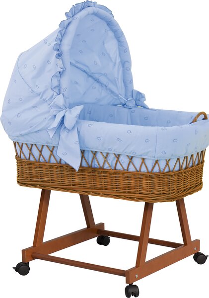 Scarlett Košík pro miminko s boudičkou Méďa - modrý