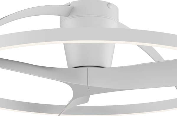 Mantra 9485 Nepal II, ventilátor se svítidlem a dálk. ovladačem, LED 44W 3000-5000K, bílá, průměr 100cm