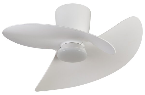 Mantra 9469 Ona, designový ventilátor se svítidlem a dálk.ovladačem, LED 18W 3000-5000K, bílá, průměr 70cm