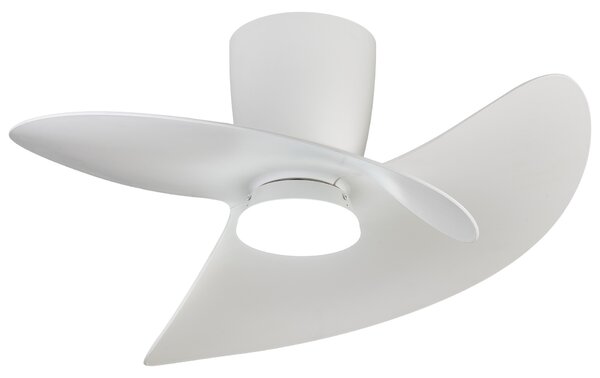 Mantra 9469 Ona, designový ventilátor se svítidlem a dálk.ovladačem, LED 18W 3000-5000K, bílá, průměr 70cm