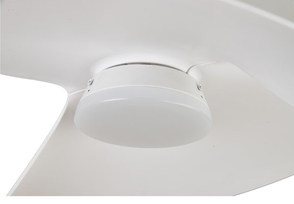 Mantra 9469 Ona, designový ventilátor se svítidlem a dálk.ovladačem, LED 18W 3000-5000K, bílá, průměr 70cm