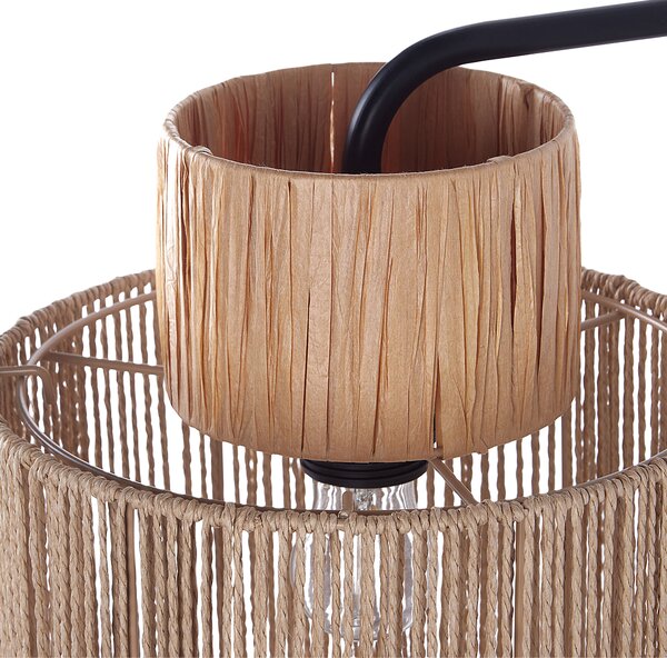 Sada 2 nástěnných lamp JAMMA Přírodní Papírové lano