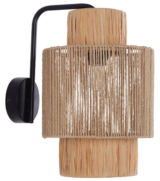 Sada 2 nástěnných lamp JAMMA Přírodní Papírové lano