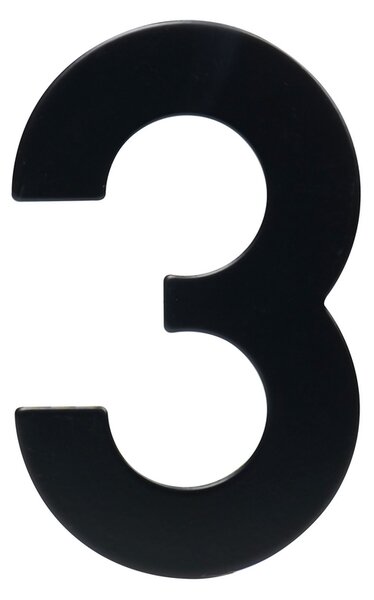 Domovní číslo "3", RN.95L, černá