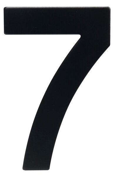 Domovní číslo "7", RN.95L, černá