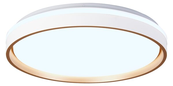 Mantra 9537 Verona II, stopní svítidlo s dálkovým ovladačem LED 55W 3000-5000K, zlatá/bílá, průměr 50cm