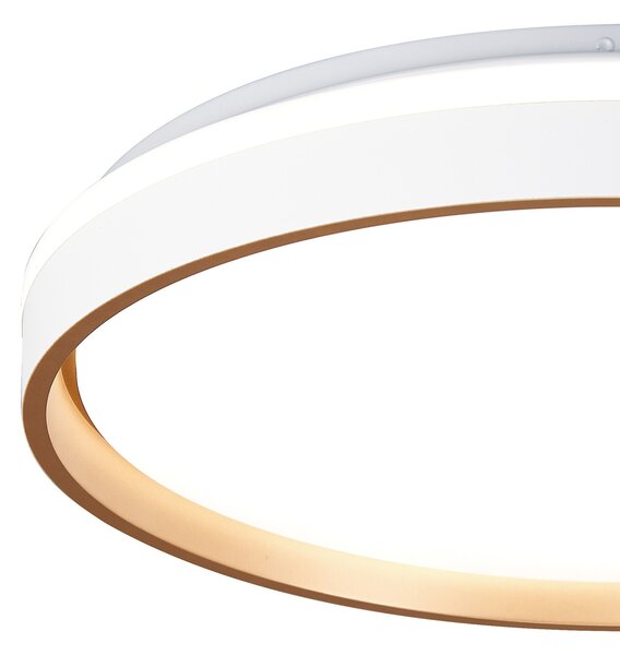 Mantra 9537 Verona II, stopní svítidlo s dálkovým ovladačem LED 55W 3000-5000K, zlatá/bílá, průměr 50cm