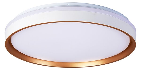 Mantra 9537 Verona II, stopní svítidlo s dálkovým ovladačem LED 55W 3000-5000K, zlatá/bílá, průměr 50cm