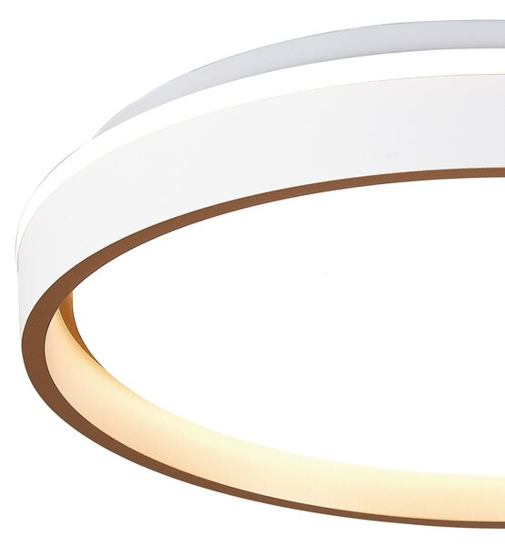 Mantra 9539 Verona II, stropní svítidlo s dálkovým ovladačem LED 40W 3000-5000K, zlatá/bílá, průměr 40cm