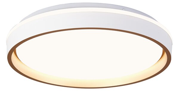 Mantra 9539 Verona II, stropní svítidlo s dálkovým ovladačem LED 40W 3000-5000K, zlatá/bílá, průměr 40cm