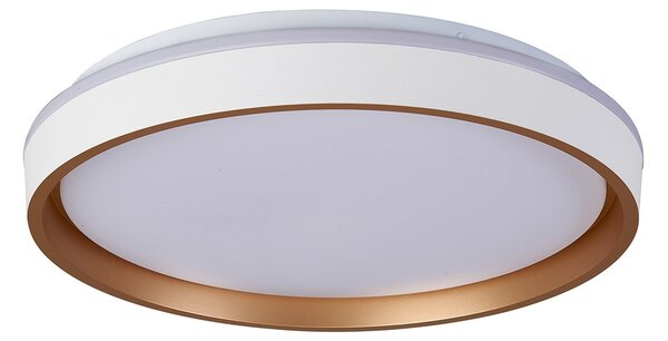 Mantra 9539 Verona II, stropní svítidlo s dálkovým ovladačem LED 40W 3000-5000K, zlatá/bílá, průměr 40cm