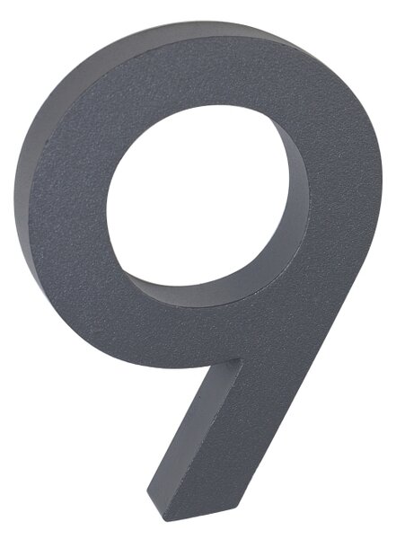 Domovní číslo "9", RN.100LV, strukturované, antracit