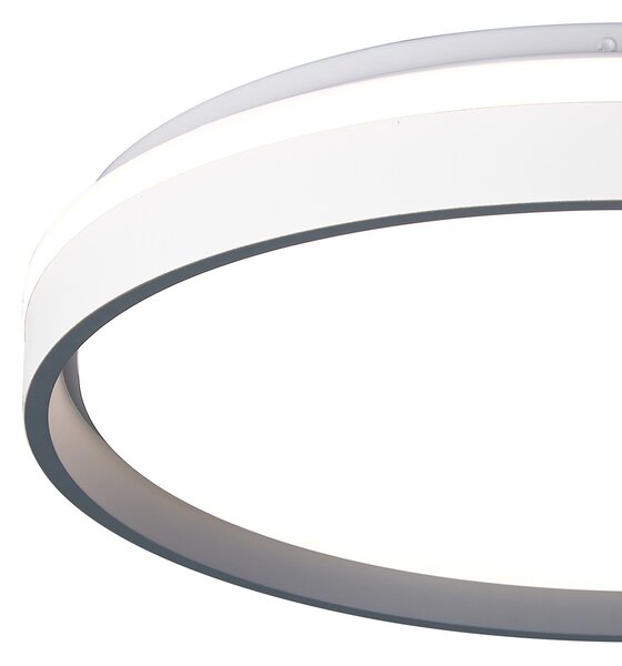 Mantra 9538 Verona II, stopní svítidlo s dálkovým ovladačem LED 55W 3000-5000K, šedá/bílá, průměr 50cm