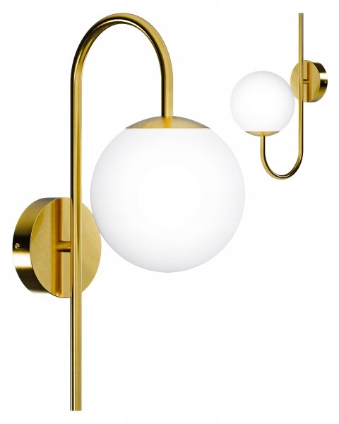 Nástěnná lampa 1xG9/40W/230V zlatá/bílá