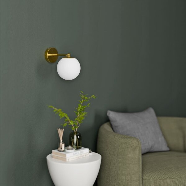 Nástěnná lampa 1xG9/40W/230V zlatá/bílá