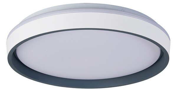 Mantra 9540 Verona II, stopní svítidlo s dálkovým ovladačem LED 40W 3000-5000K, šedá/bílá, průměr 40cm