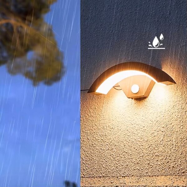 LED Venkovní nástěnné svítidlo se senzorem LED/10W/230V IP54 černá