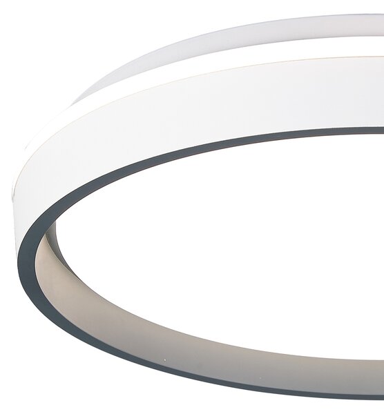 Mantra 9540 Verona II, stopní svítidlo s dálkovým ovladačem LED 40W 3000-5000K, šedá/bílá, průměr 40cm