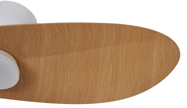 Mantra 9475 Surfer, designový ventilátor se svítidlem a dálk.ovladačem, LED 18W 3000-5000K, bílá/dřevěná, průměr 112cm