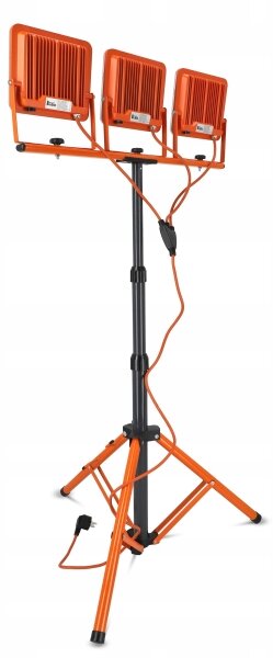 LED Reflektor se stojanem 3xLED/50W/230V 4500K IP65 oranžová