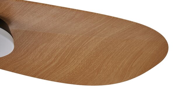 Mantra 9476 Surfer, designový ventilátor se svítidlem a dálk.ovladačem, LED 18W 3000-5000K, černá/dřevěná, průměr 112cm