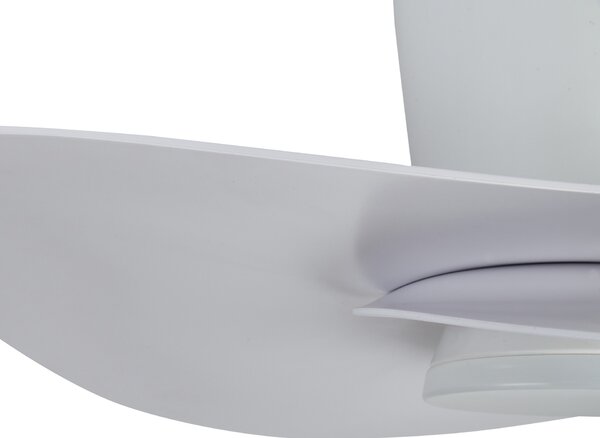 Mantra 9466 Nenufar, designový ventilátor se svítidlem a dálk.ovladačem, LED 18W 3000-5000K, bílá, průměr 74cm