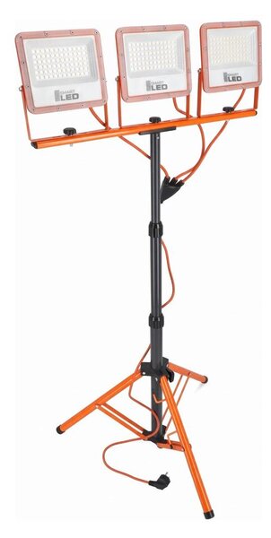 LED Reflektor se stojanem 3xLED/50W/230V 4500K IP65 oranžová