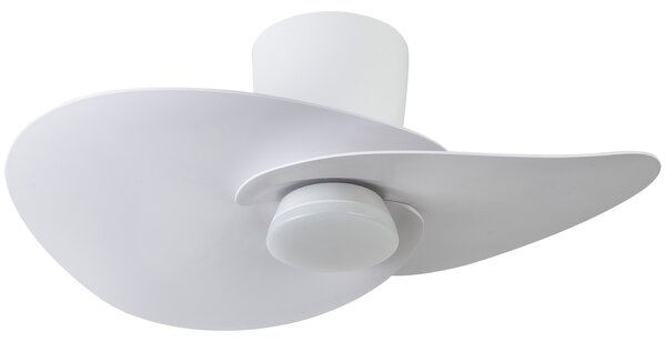 Mantra 9466 Nenufar, designový ventilátor se svítidlem a dálk.ovladačem, LED 18W 3000-5000K, bílá, průměr 74cm
