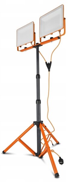LED Reflektor se stojanem 2xLED/100W/230V 4500K IP65 oranžová