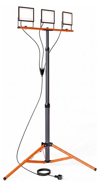 LED Reflektor se stojanem 3xLED/50W/230V 4500K IP65 černá/oranžová