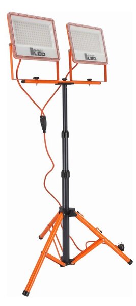 LED Reflektor se stojanem 2xLED/100W/230V 4500K IP65 oranžová