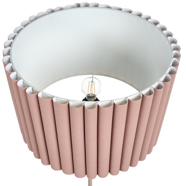 Stojací lampa LOURENS Kov Světle hnědá