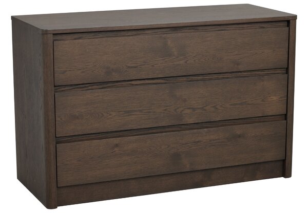 Rowico Hnědá dubová komoda MELSTONE 110 x 45 cm