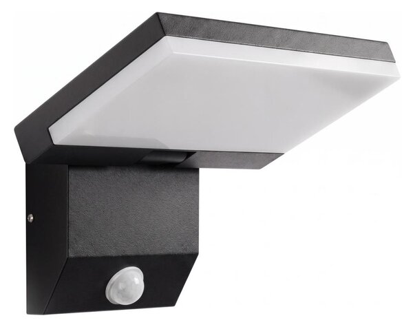 LED Venkovní nástěnné svítidlo se senzorem LED/18W/230V IP44 černá